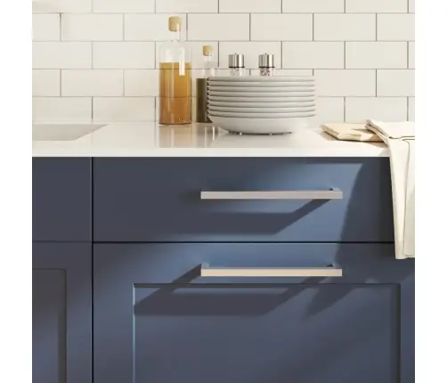 Kapi Käepidemed 10 Tk, Hõbedane, 224 Mm, Roostevaba Teras