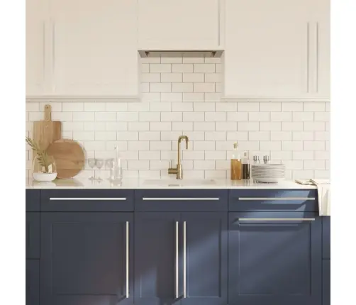 Spintelės Rankenėlės, 10Vnt., Sidabrinės, Nerūdijantis Plienas