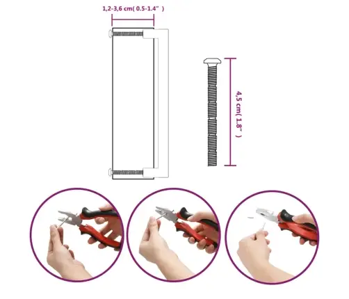 Skapja Rokturi, 10 Gab., Zelta, 192 Mm, Nerūsējošais Tērauds Vidaxl