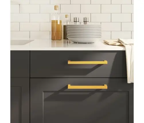 Skapja Rokturi, 10 Gab., Zelta, 192 Mm, Nerūsējošais Tērauds Vidaxl