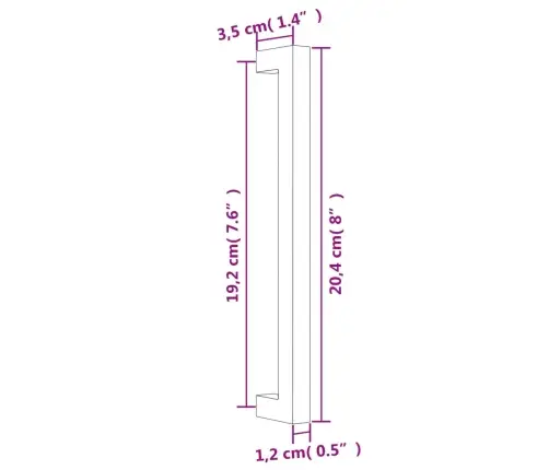 Skapja Rokturi, 10 Gab., Bronzas, 192 Mm, Nerūsējošais Tērauds Vidaxl