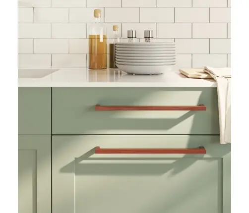 Spintelės Rankenėlės, 10Vnt., Bronzinės, Nerūdijantis Plienas