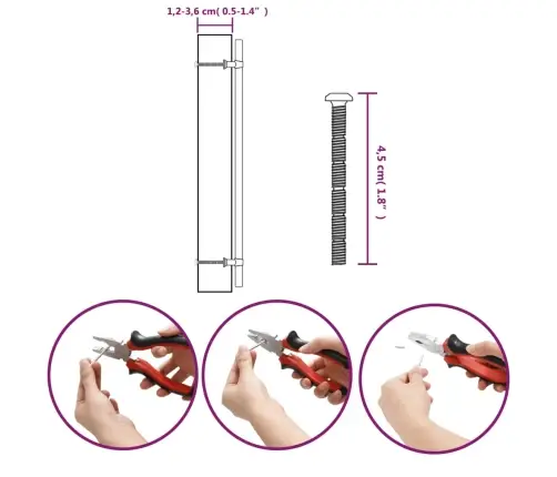 Skapja Rokturi, 20 Gab., Sudraba, 320 Mm, Nerūsējošais Tērauds Vidaxl