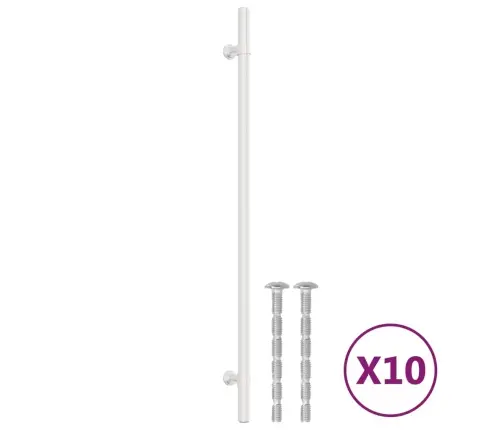 Skapja Rokturi, 10 Gab., Sudraba, 320 Mm, Nerūsējošais Tērauds Vidaxl