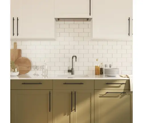 Kapi Käepidemed 10 Tk, Must, 224 Mm, Roostevaba Teras