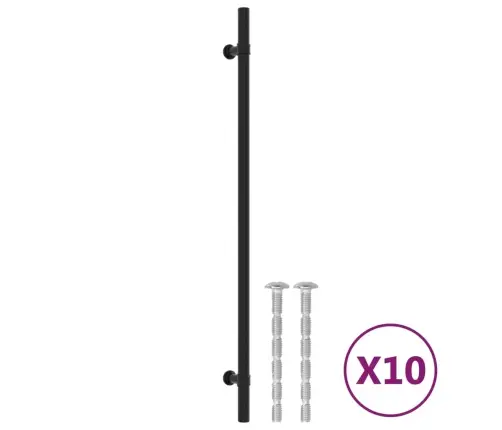 Kapi Käepidemed 10 Tk, Must, 320 Mm, Roostevaba Teras