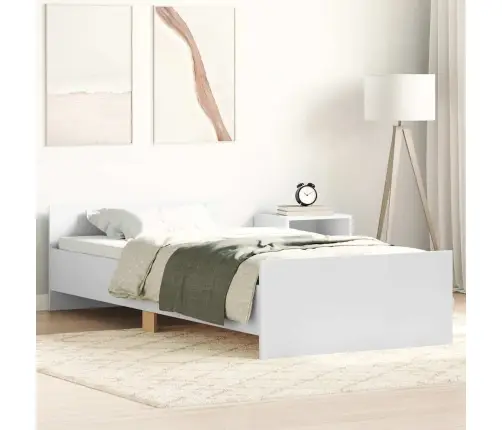 Lovos Rėmas, Baltos Spalvos, 100X200cm Apdirbta Mediena