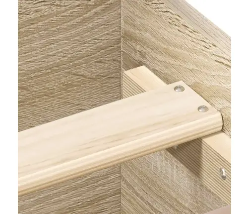 Gulta Bez Matrača, Ozolkoka, 100X200 Cm, Inženierijas Koks Vidaxl