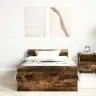 Gulta Bez Matrača, Ozolkoka, 100X200 Cm, Inženierijas Koks Vidaxl