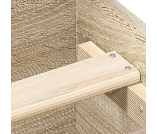 Lovos Rėmas Be Čiužinio, Sonoma, 75X190cm Apdirbta Mediena