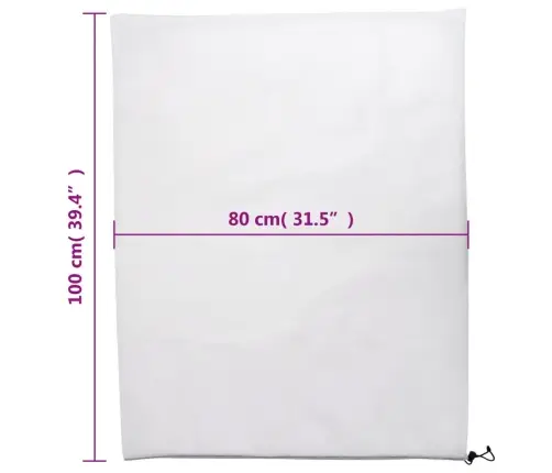 Augu Pārsegi Ar Aukliņu, 4 Gab., 70 G/M², 0,8X1 M Vidaxl