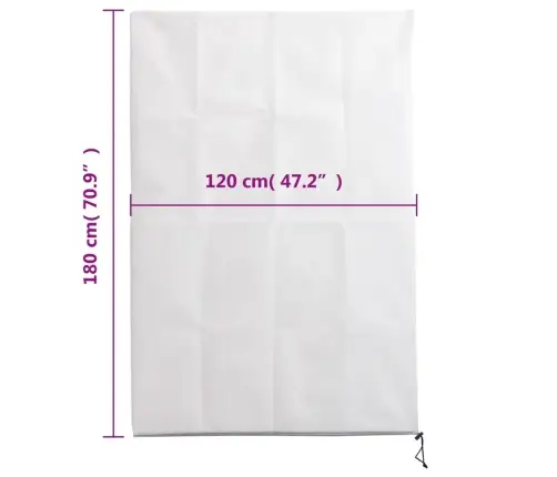 Augu Pārsegi Ar Rāvējslēdzēju, 2 Gab., 70 G/M², Flīss, 1,2X1,8M Vidaxl