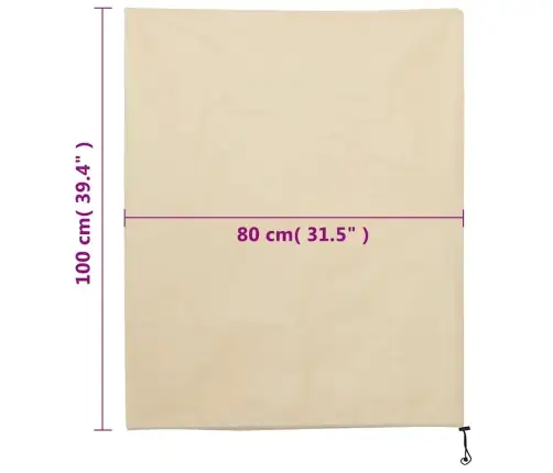 Augu Pārsegi Ar Aukliņu, 4 Gab., 70 G/M², 0,8X1 M Vidaxl