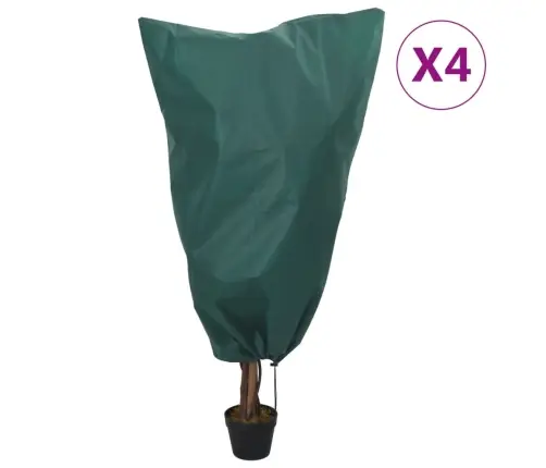 Augu Pārsegi Ar Aukliņu, 4 Gab., 70 G/M², 0,8X1 M Vidaxl