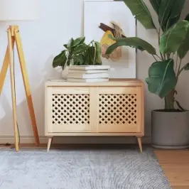 Skapja Durvis, Līstīšu Dizains, 2 Gab., 39,5X39,5 Cm, Priede Vidaxl