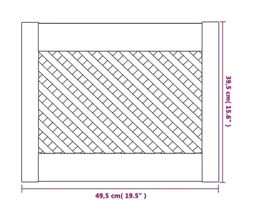 Kapiuksed, Võrega Disain 2 Tk, 49,5 X 39,5 cm Männipuit