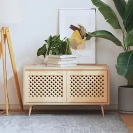 Skapja Durvis, Līstīšu Dizains, 2 Gab., 49,5X39,5 Cm, Priede Vidaxl