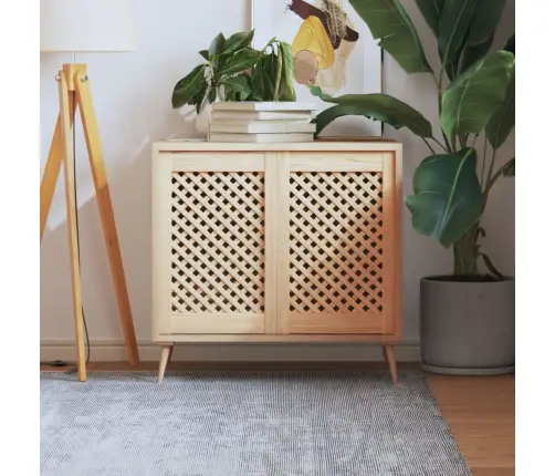 Skapja Durvis, Līstīšu Dizains, 2 Gab., 39,5X61,5 Cm, Priede Vidaxl