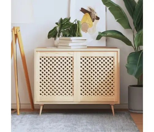 Skapja Durvis, Līstīšu Dizains, 2 Gab., 49,5X61,5 Cm, Priede Vidaxl