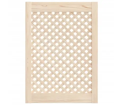 Spintelės Durelės, 2Vnt., 49,5X69cm Pušis, Grotelių Dizaino