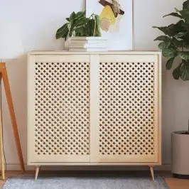 Skapja Durvis, Līstīšu Dizains, 2 Gab., 59,5X99 Cm, Priede Vidaxl