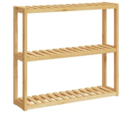 Vannasistabas Sienas Plaukts, 3 Līmeņi, 60X15X54 Cm, Bambuss Vidaxl