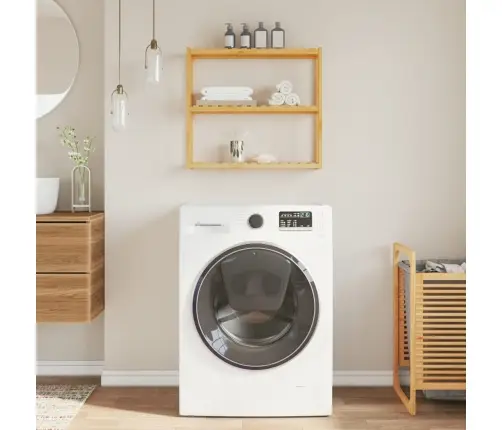 Vannasistabas Sienas Plaukts, 3 Līmeņi, 60X15X54 Cm, Bambuss Vidaxl