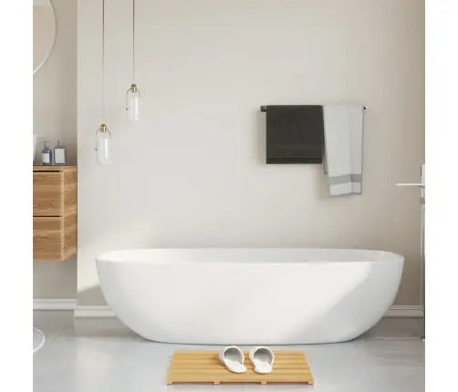 Bambusa Vannas Paklājiņš, 54X36 Cm Vidaxl