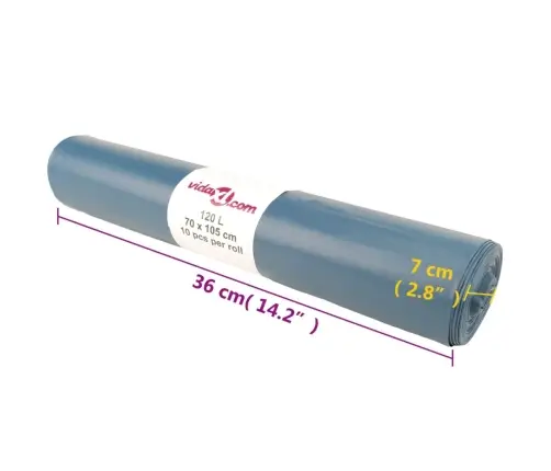 Prügikotid, 100 Tk, Sinine, 120 L