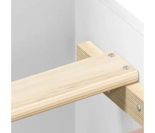 Gultas Rāmis Ar Galvgali Un Kājgali, Balts, 120X200 Cm Vidaxl