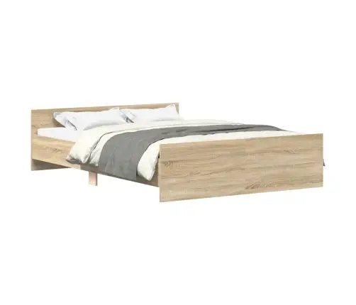Gultas Rāmis Ar Galvgali Un Kājgali, Koka Krāsa, 120X200 Cm Vidaxl Gultas Rāmis Ar Galvgali Un Kājgali, Koka Krāsa, 120X200 Cm Vidaxl