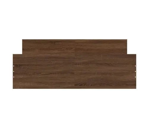 Gultas Rāmis Ar Galvgali Un Kājgali, Brūns, 120X200 Cm Vidaxl