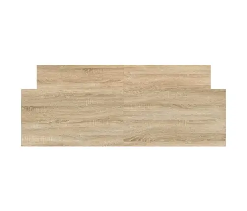 Gultas Rāmis Ar Galvgali Un Kājgali, Koka Krāsa, 140X200 Cm Vidaxl