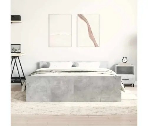 Lovos Rėmas Su Galvūgaliu Ir Kojūgaliu, Betono, 140X200Cm