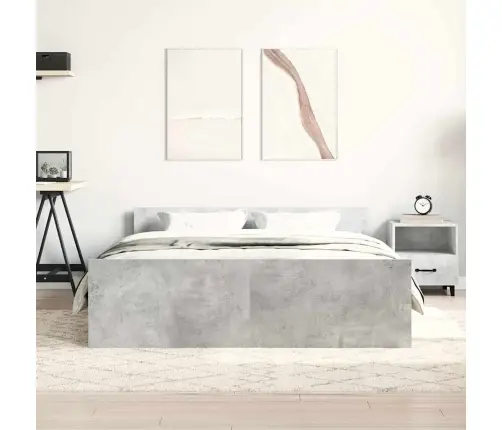 Lovos Rėmas Su Galvūgaliu Ir Kojūgaliu, Betono, 150X200Cm