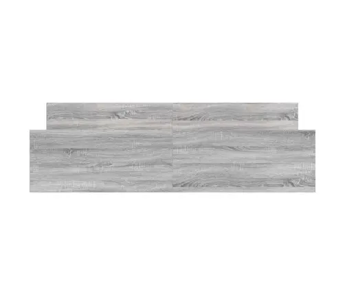 Gultas Rāmis Ar Galvgali Un Kājgali, Pelēks, 160X200 Cm Vidaxl