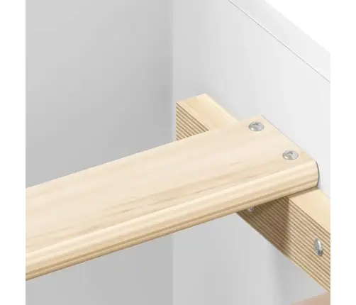 Gultas Rāmis Ar Galvgali Un Kājgali, Balts, 140X190 Cm Vidaxl