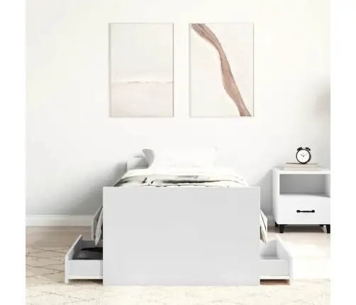 Lovos Rėmas Su Galvūgaliu Ir Kojūgaliu, Baltas, 100X200Cm