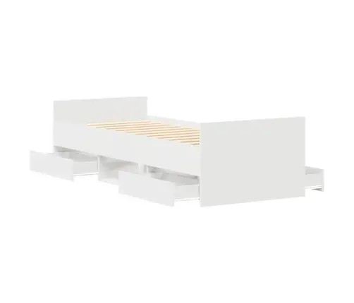 Lovos Rėmas Su Galvūgaliu Ir Kojūgaliu, Baltas, 100X200Cm