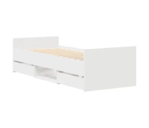 Lovos Rėmas Su Galvūgaliu Ir Kojūgaliu, Baltas, 100X200Cm