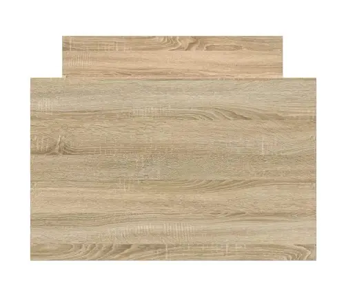 Gultas Rāmis Ar Galvgali Un Kājgali, Koka Krāsa, 100X200 Cm Vidaxl