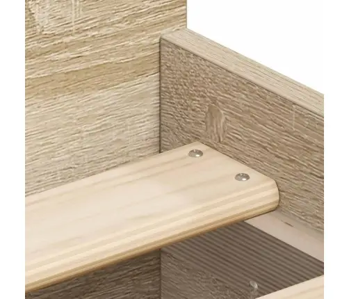 Gultas Rāmis Ar Galvgali Un Kājgali, Koka Krāsa, 100X200 Cm Vidaxl