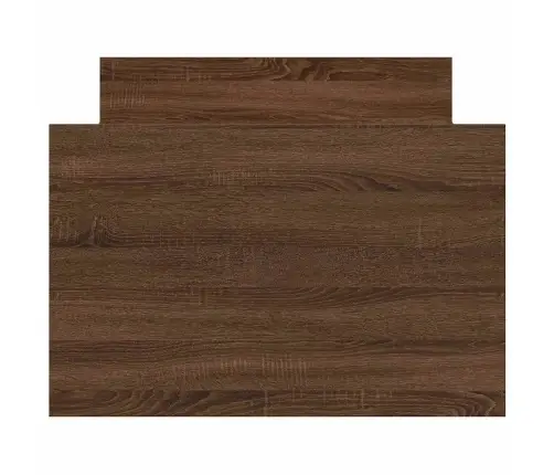 Peatsi Ja Jalutsiga Voodiraam, Pruun Tamm, 100 X 200 Cm