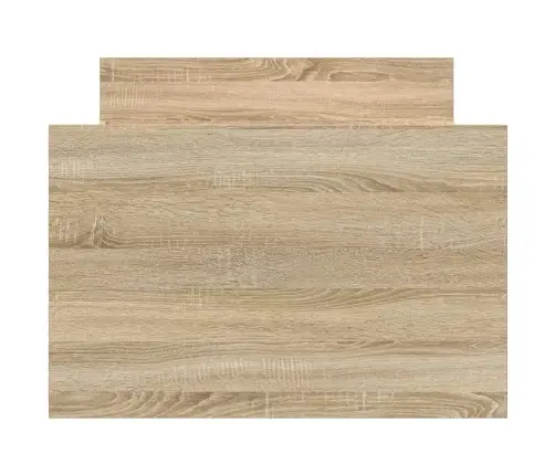 Gultas Rāmis Ar Galvgali Un Kājgali, Koka Krāsa, 90X200 Cm Vidaxl