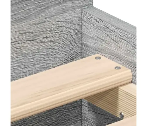 Gultas Rāmis Ar Galvgali Un Kājgali, Pelēks, 90X200 Cm Vidaxl