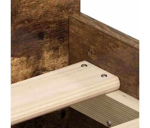 Gultas Rāmis Ar Galvgali Un Kājgali, Koka Krāsa, 90X190 Cm Vidaxl