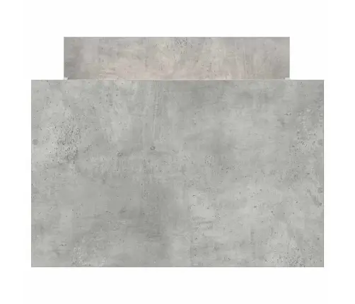 Peatsi Ja Jalutsiga Voodiraam, Betoonhall, 75 X 190 Cm