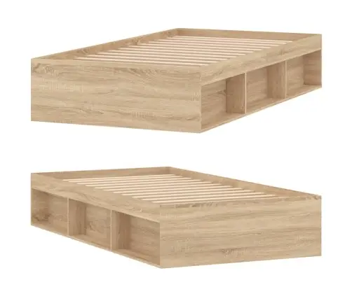 Lovos Rėmas, Sonoma Ąžuolo Spalvos, 90X200Cm