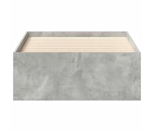 Gultas Rāmis, Betonpelēks, 90X200 Cm Vidaxl