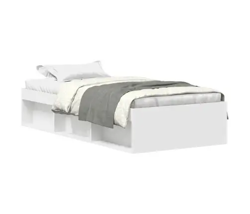 Gultas Rāmis, Balts, 100X200 Cm Vidaxl